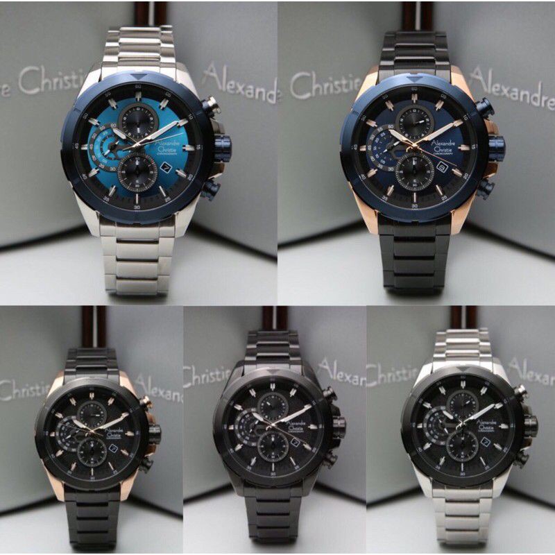 AC 6508 JAM TANGAN ALEXANDRE CHRISTIE PRIA ORIGINAL