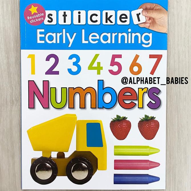 

Sticker Early Learning Numbers (Reusable Stickers) BI820