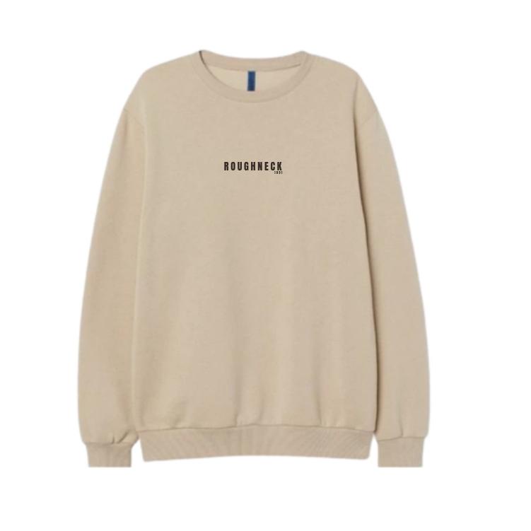 Sudah READY.. Crewneck Roughneck Black Murah | Sweater Pria Roughneck | Sweatshirt Roughneck Black  