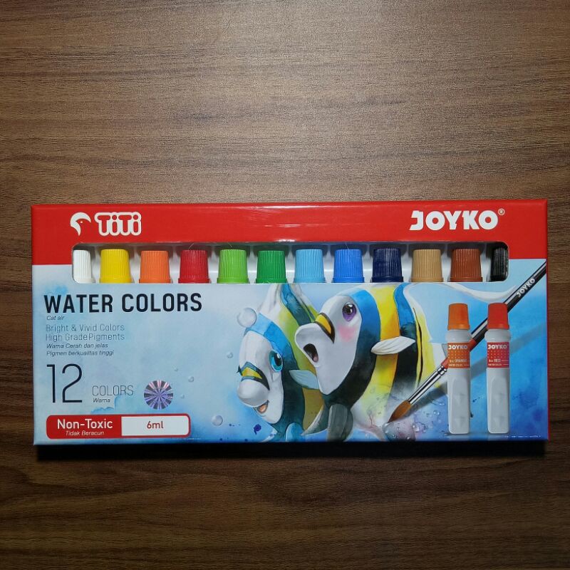 

Water colors Titi x Joyko 12 colors 6 ml