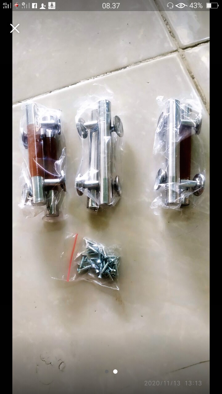 Kunci Pintu Besar Gagang Bulat Silinder Kumplit Set 25 Cm L Gagang L Handle Hawaii