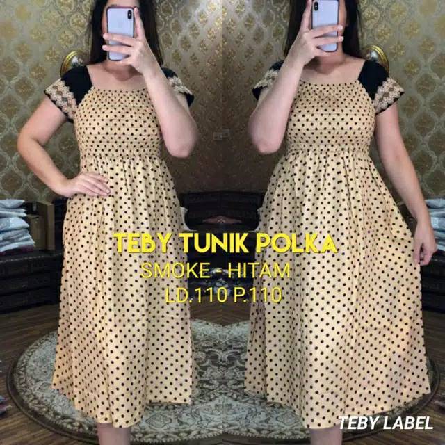 Daster Arab Teby Tunik Polka by Teby Ori