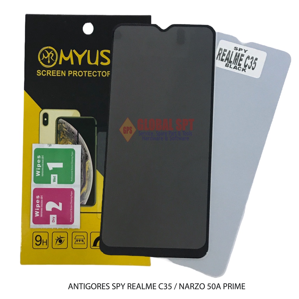 SPY REALME C35 / ANTIGORES SPY / TEMPERED GLASS NARZO 50A PRIME