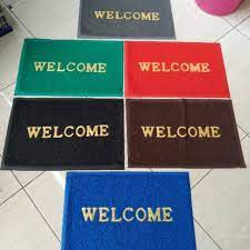 (VCM) Keset Kaki Anti Selip Keset Welcome Keset Bulu