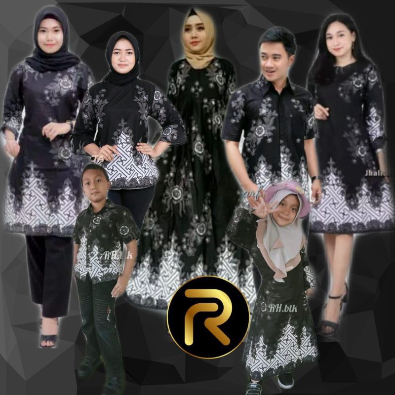 Sarimbit Keluarga Batik Modern Pekalongan / Batik Pekalongan / Kemeja Batik