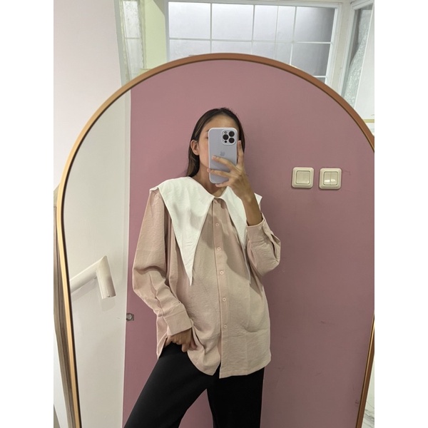 NABO - Venn Basic Blouse (Blouse Korea Style)