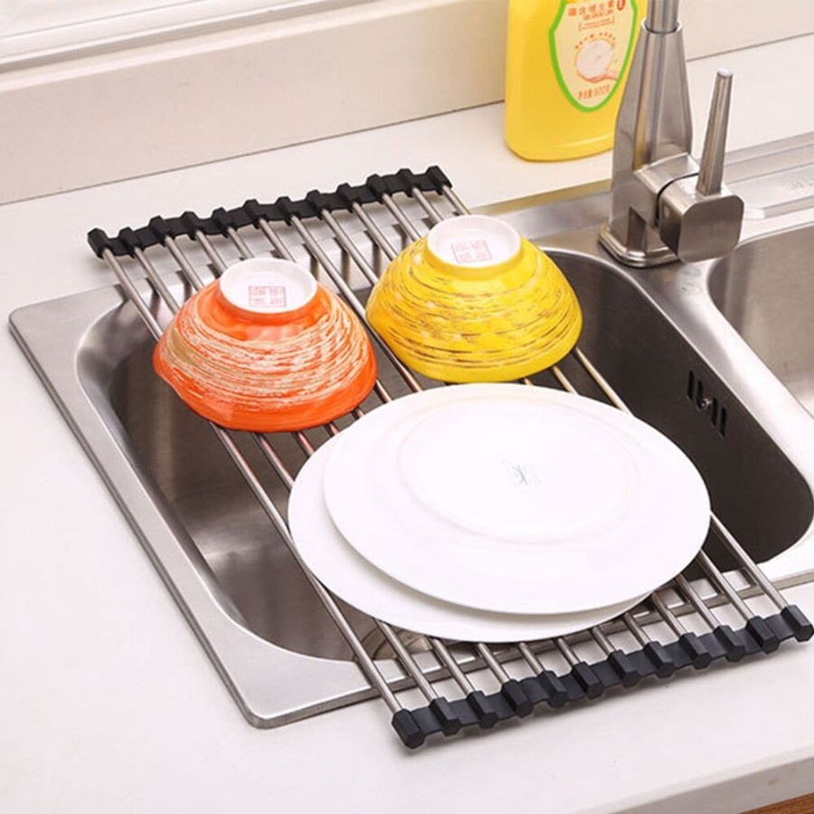 Roll up Sink Drying Rack - Rolling Drying Rack