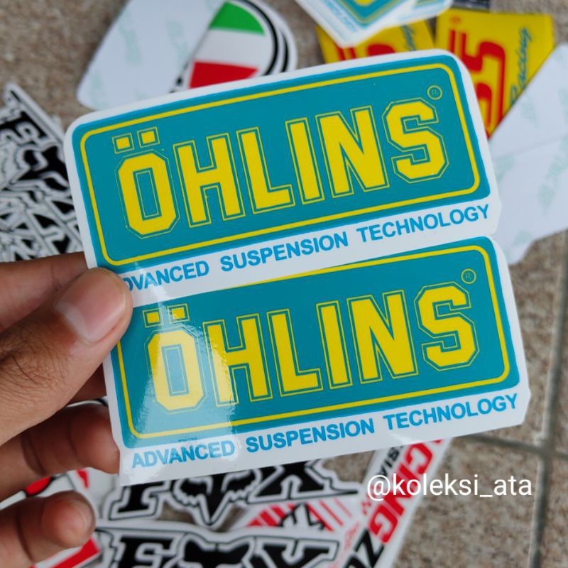 OHLINS STIKER RACING