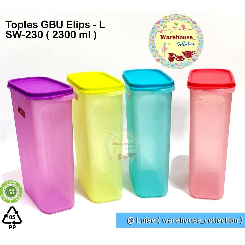 TOPLES TINGGI OVAL/ELIPS /TOPLES SEMPRONG/Toples Kue ELIPS L-2300 ml GBU / dijual per-bj