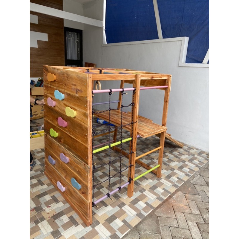 Brakiasi Mahoni Jati Full Set (lengkap semua aksesoris)