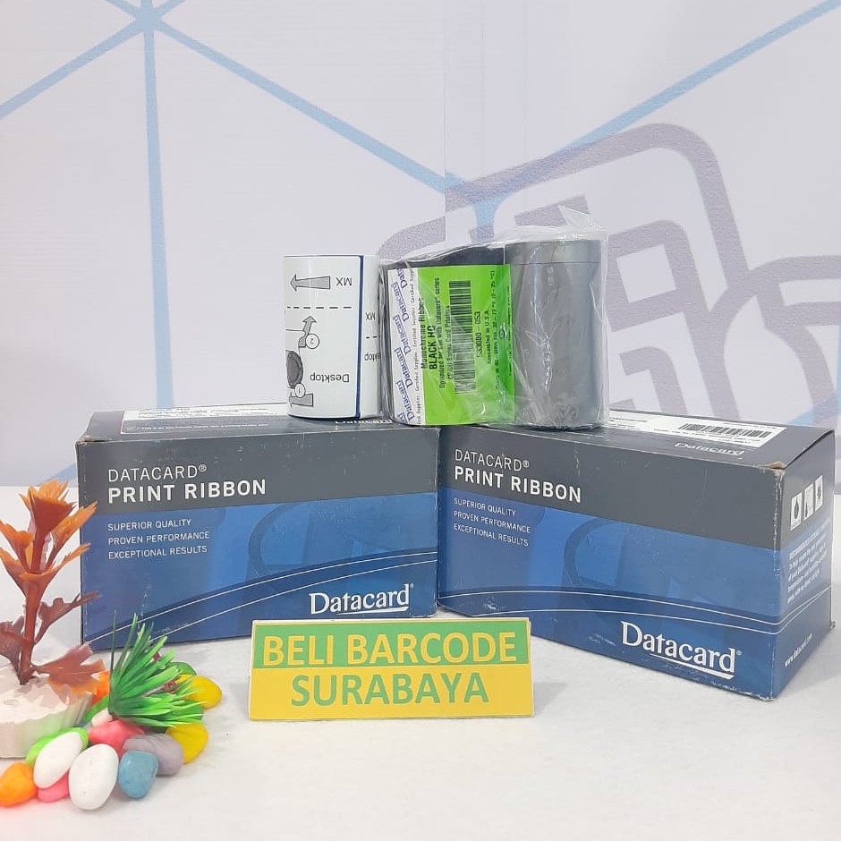 RIBBON DATACARD BLACK CD168 PN 533000-053 @1500 PRINT