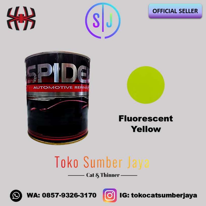 

Cat Spider Warna Stabilo Fluorescent Yellow SPFL2 1L