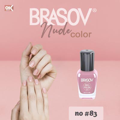 BRASOV Kutek Cat Kuku Nude 8 ML BPOM Nail Polish Kutex