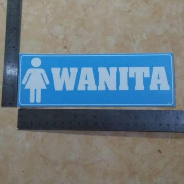 

Sticker stiker tanda sign wanita
