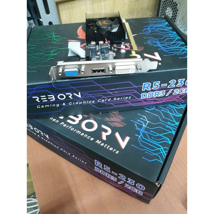 VGA REBORN GAMING AMD Radeon R5 230 2GB DDR3 / VGA ATI RADEON REBORN GARANSI 1 TAHUN