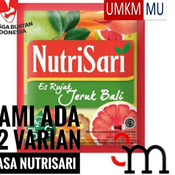 

✦TERMURAH✦ NutriSari - Es Rujak Jeruk Bali (1 renceng = 10 sachet)