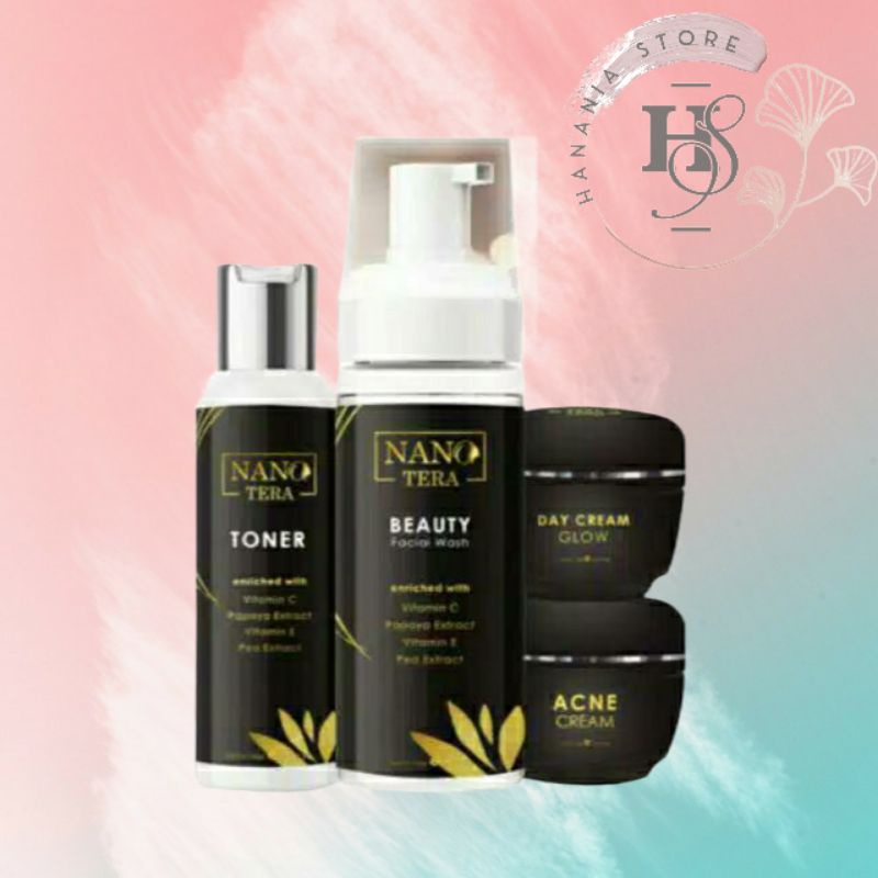 Cream Nanotera Original BPOM Paket Acne Nanotera | Nanotera paket Acne | Nanotera Paket Jerawat | Sk