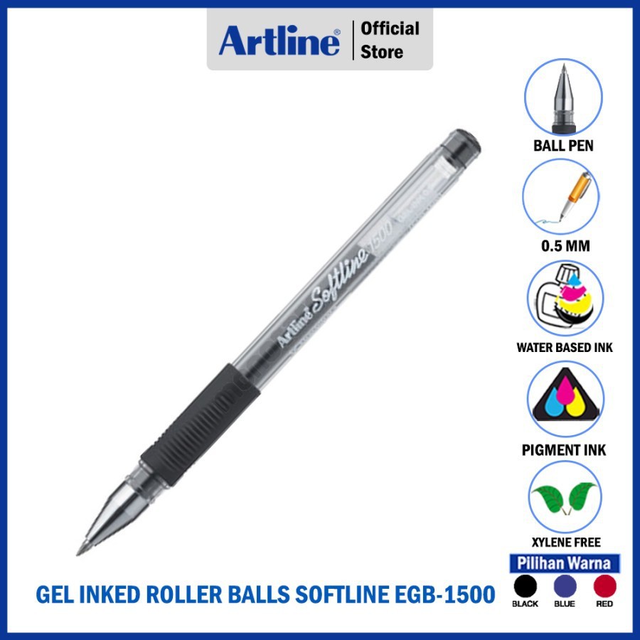 

Pulpen ballpoint artline ek 1500 - Hitam