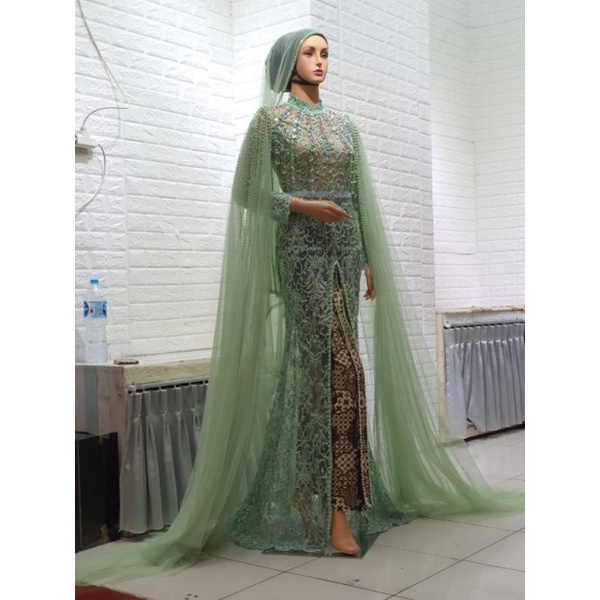 GAUN PENGANTIN SLIM DRES PREMIUN//GAUN BEREKOR  FULL PAYET SEMI JEPANG//GAUN PENGANTIN MEWAH FULL PAYET DAN BRUKAT  TULANG MODERN/ GAUN PENGANTIN MODREN