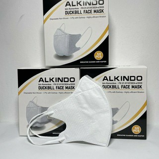 MASKER DUCKBILL ALKINDO GARIS FACE MASK MIRIP SENSI 