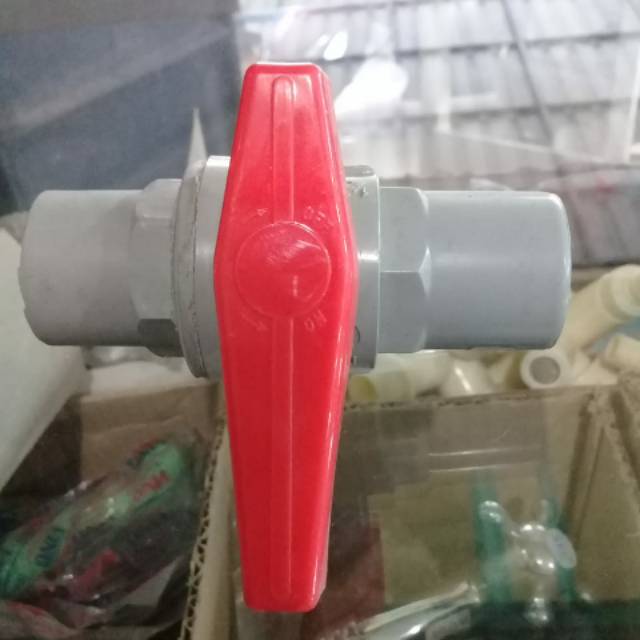 Stop kran 1/2 inch PVC  /ball valve tebal