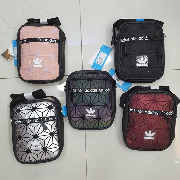 SUPPLIER WAISTBAG PRIA MURAH~ SLING BAG ADIDAS 3D MINI MIRROR 1:1 QUALITY SALE