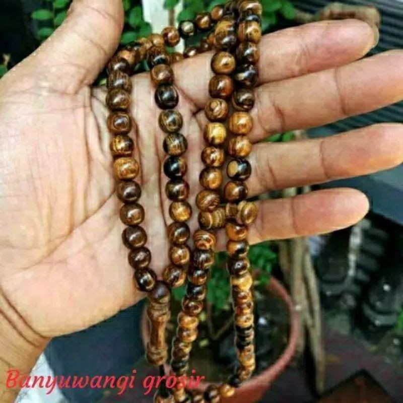 tasbih gaharu asli wangi 8mm tasbih gaharu kalimantan tasbih gaharu  hitam tasbih 99butir
