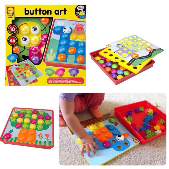 alex toys little hands button art
