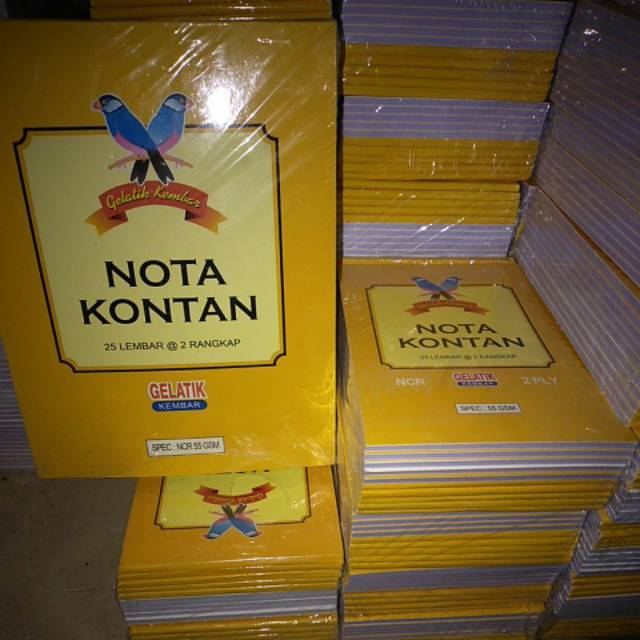 BANYAK DIBURU!!! Nota Kontan Besar Gelatik Kembar 2 ply/Buku Nota/Nota Kontan