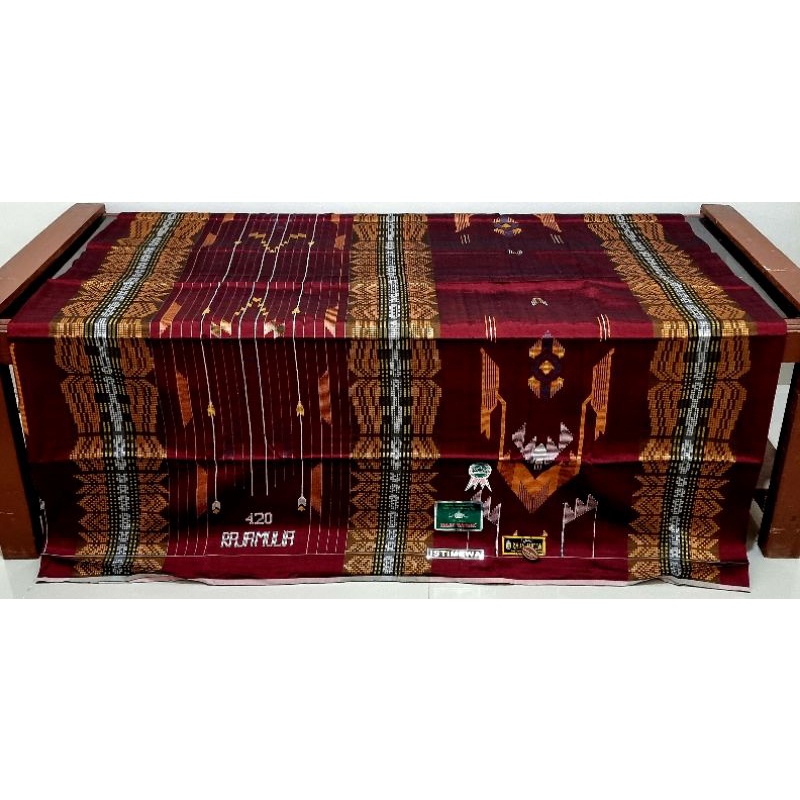 Sarung Tenun Sutra Raja Mulia 420 Exclusive Skelas Tamer kamer lamiri lamiya bhs