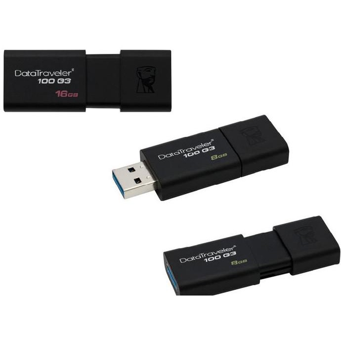 Flash Disk Kingston DataTraveler 100 G3 16 GB USB 3.0 Flashdisk