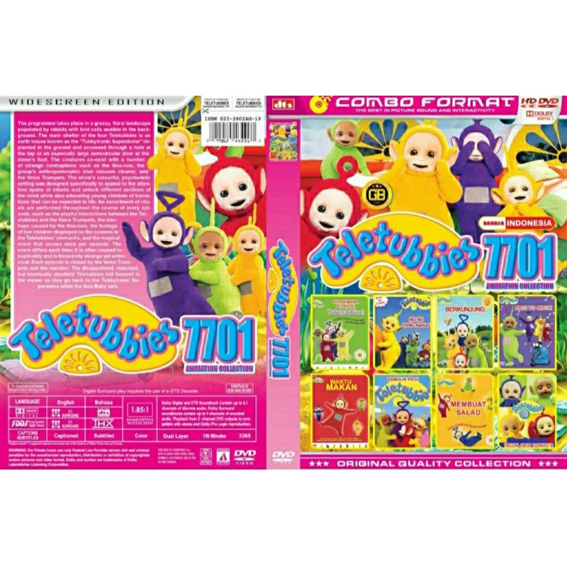Kaset film koleksi kartun anak Teletubbies vol 7701-7705 [bebas pilih]