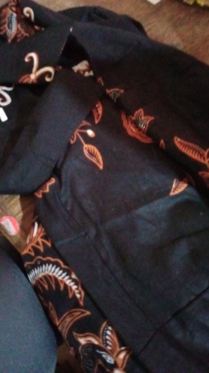 Batik Pria Lengan Panjang Goedank Store Hrb026 Motif Keratonan Kode 00261 Size M L Xl Xxl Reguler