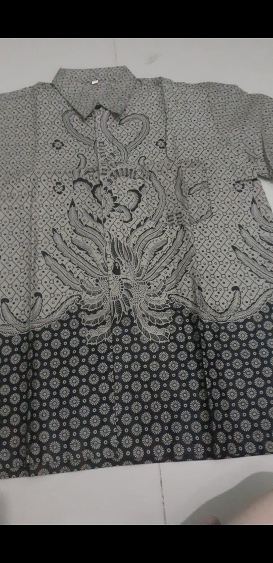 Bisa Pisah Atiya Batik Couple Keluarga Busui Motif Merpati Abu Grey Sragam Natal 2020