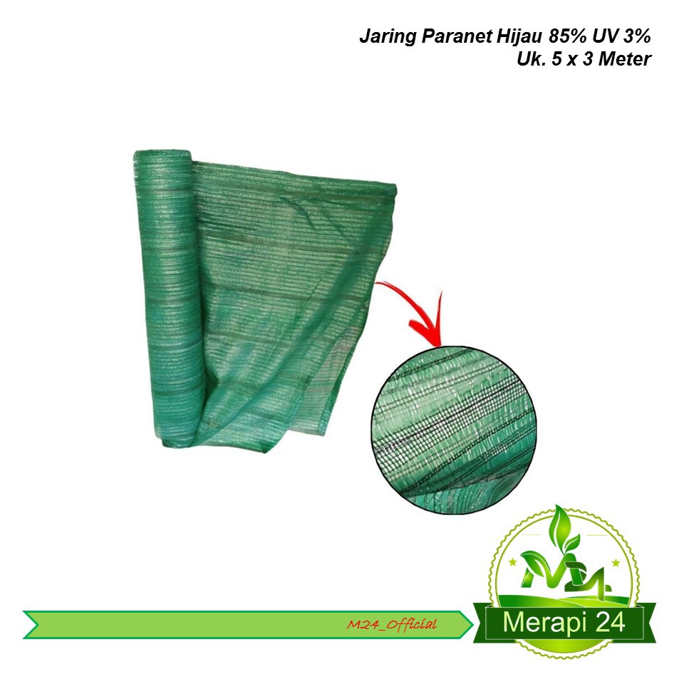 Jaring Paranet Hijau Uk. 5 x 3 Meter
