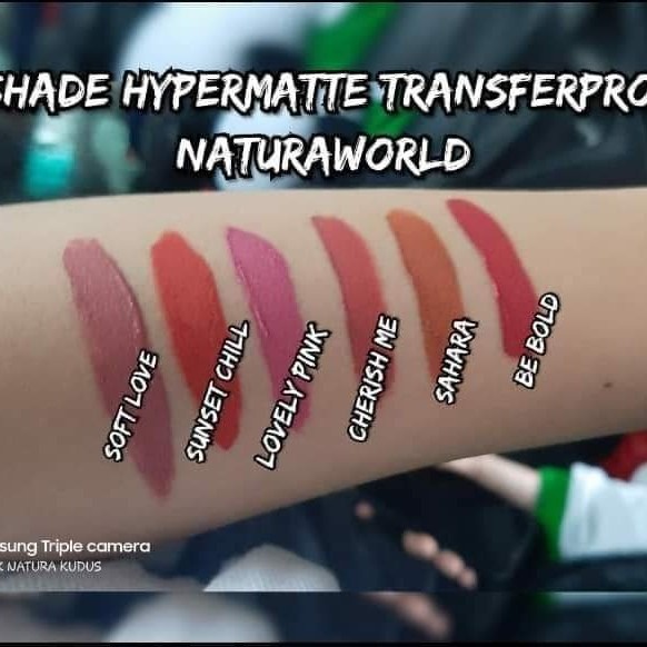 lipstik/ Natura Lipmatte /Lipstik Natura World sahara 100% Original/ distributor resmi by cilla cosm