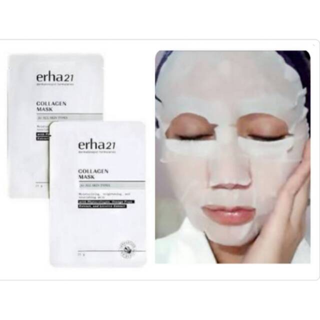 ERHA COLLAGEN MASK - MASKER ERHA21 - MASKER ANTIAGING - MASKER INSTAN