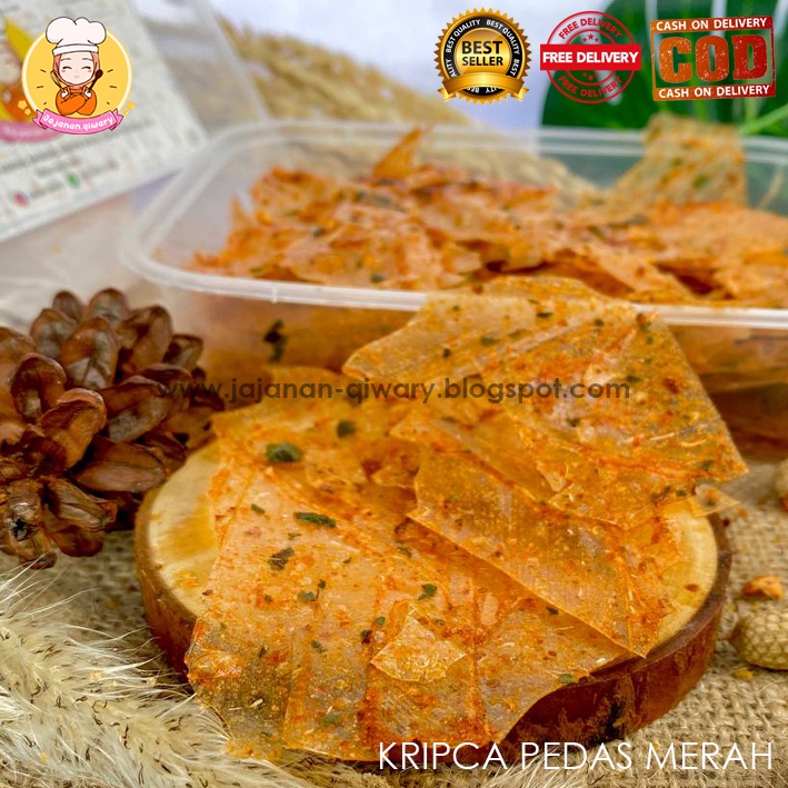 

KRIPCA PEDAS - KERIPIK KACA PEDAS - KERIPIK PEDAS - JAJANAN QIWARY - JAJANAN KEKINIAN - KRIPCA 125GR