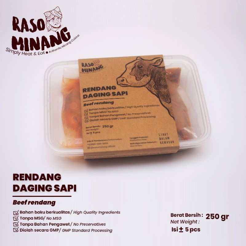 

RENDANG DAGING SAPI/BEEF RENDANG (250g)