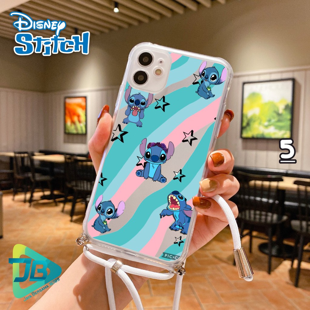 Softcase Slingcase Lanyard Choice STITCH Samsung A01 Core A10 M10 A10s A70 A70s A11 M11 A71 JB4450