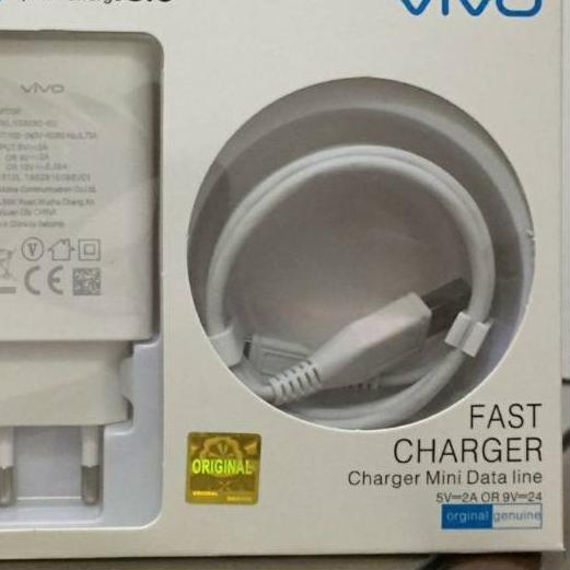 Flash 1.1[RA-1296]Fast CHARGER VIVO V15 Y12 Y15 Y17 Y91 Y93 Y95 V9 CAS HP ANDROID 2A MICRO V8