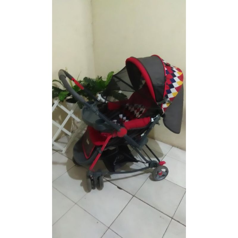 (Preloved) STROLLER PLIKO GRANDE/STROLER/DORONGAN BAYI SECOND