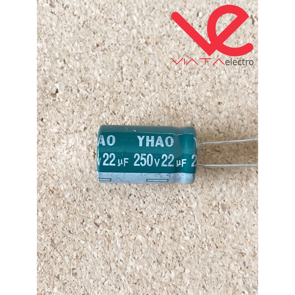 KAPASITOR ELCO 22UF 250V (1 BUAH) KAPASITOR CAPACITOR ELKO KAPASITOR 22 UF 250 V