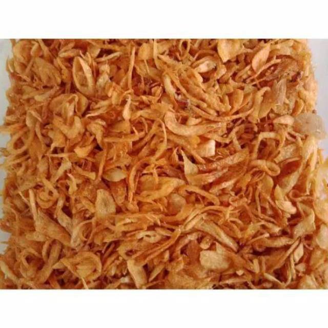 

Bawang goreng asli tanpa tepung 50 gr/ bawang goreng garing renyah