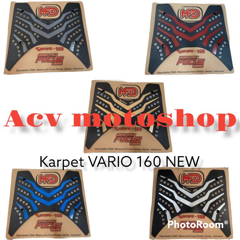 Karpet Vario 160 CBS Pinjakan Kaki Honda Vario New 160 Abs 2022 Vario160 Cbs bahan karet seperti original