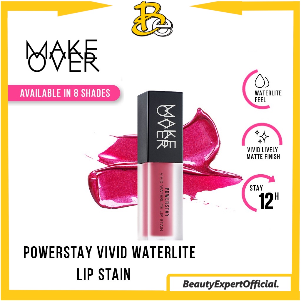 ⭐️ Beauty Expert ⭐️ Make Over Powerstay Vivid Waterlite Lip Stain | Makeover Power Stay Vivid Water Lite Lipstain