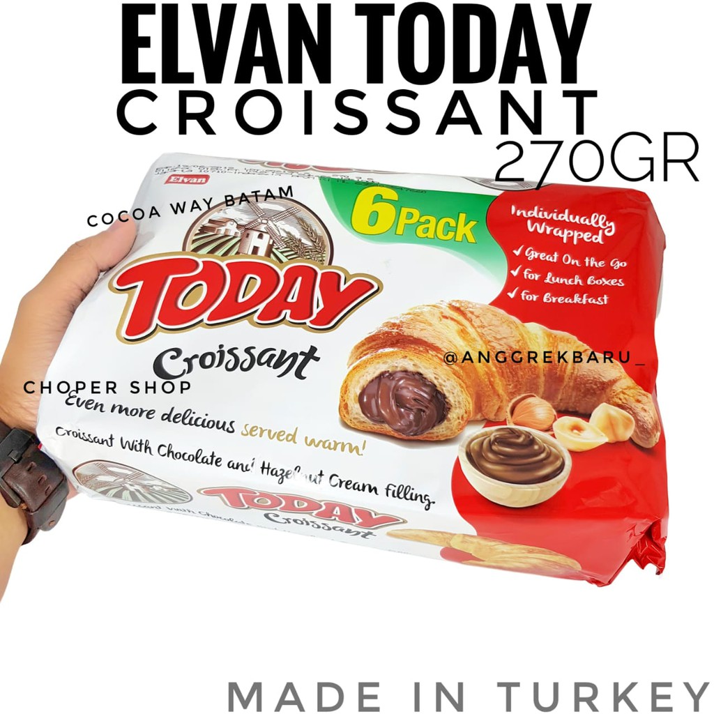 

Elvan Today Croissant 270gram isi 6