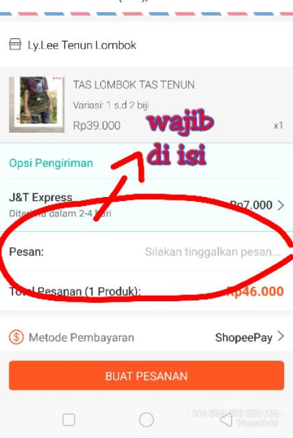 Syal tenun lombok besar Anteng Lombok 133 cm-1