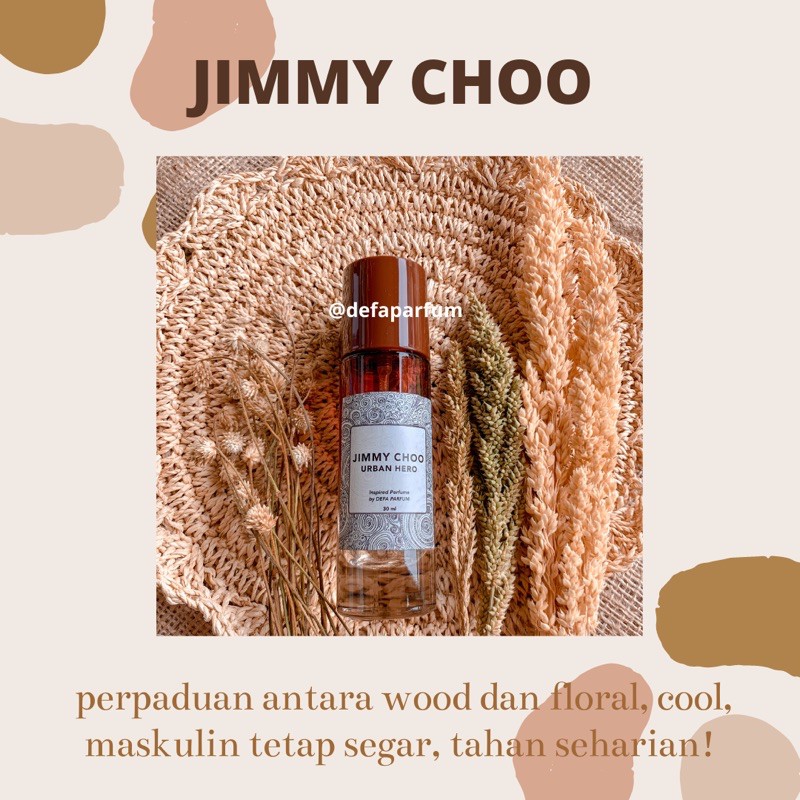 Defa parfum JIMMY CHOO URBAN HERO 30ml Best seller-Inspired Perfume-Free box