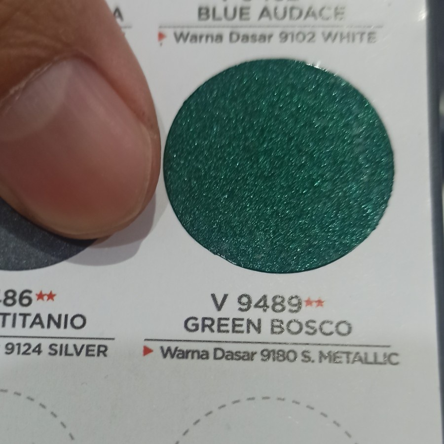 DITON PREMIUM ** V 9489 GREEN BOSCO VESPA Hijau Cat Semprot Pylox